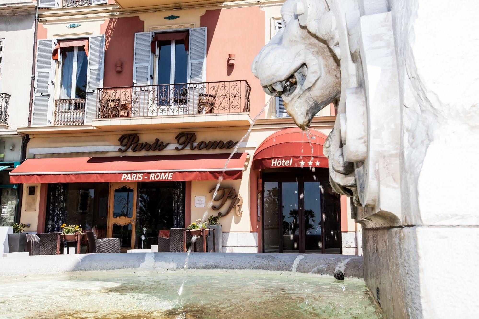 Paris Rome Hotel Menton Exterior foto